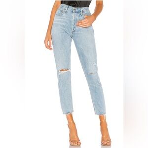 AGOLDE Jamie High Rise Classic Jeans in Shakedown sz 25